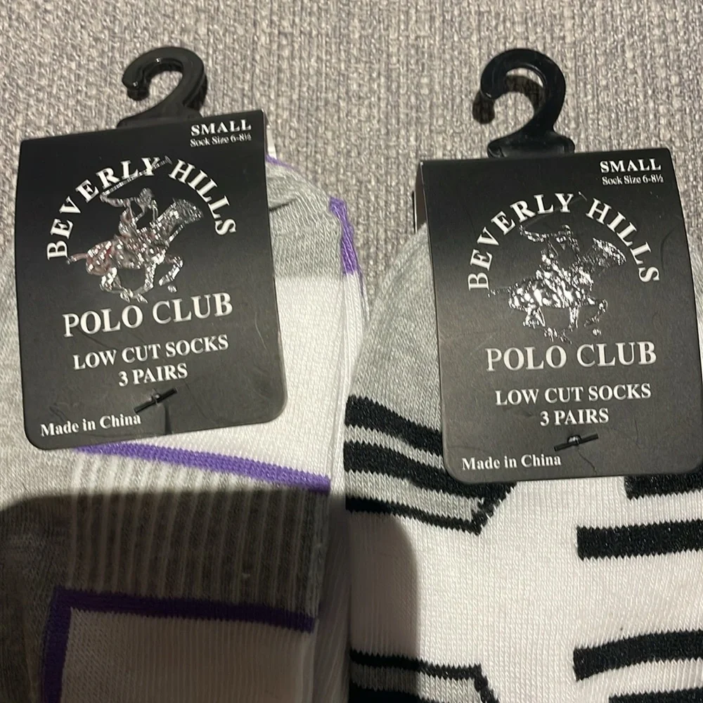 NWT Beverly Hills Polo Club low cut socks